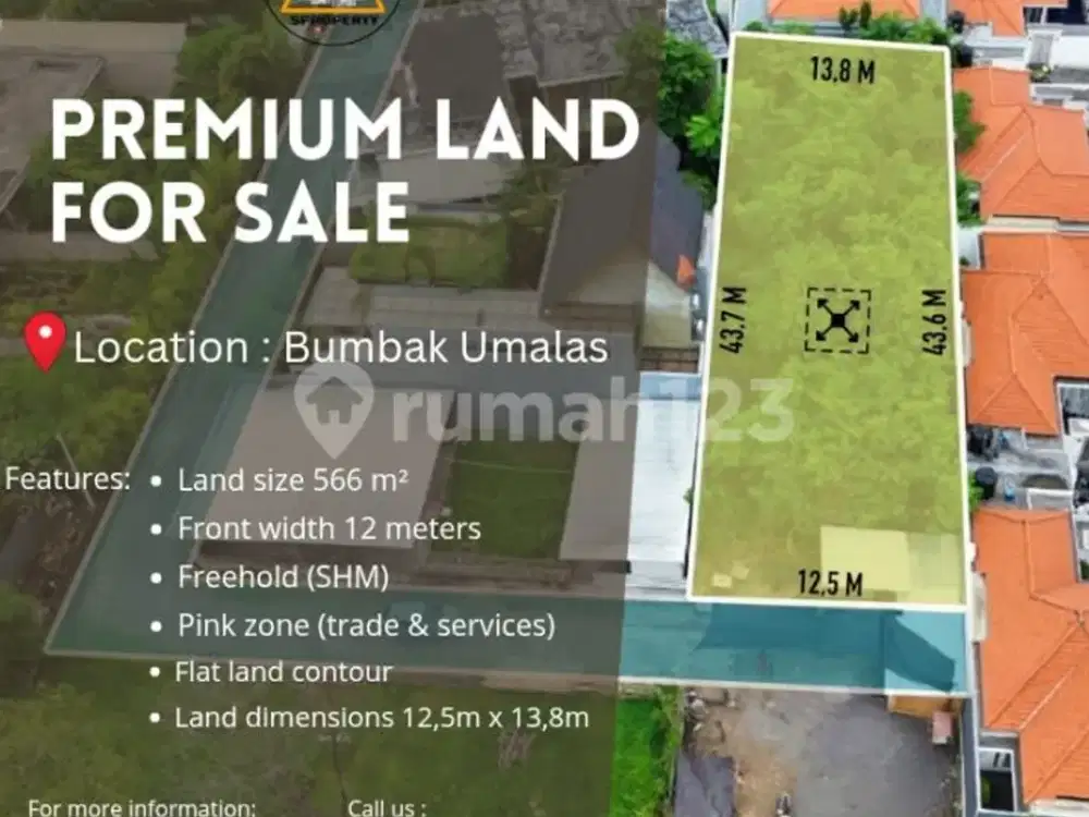 Premium Land For Sale Ready To Built In Bumbak Umalas