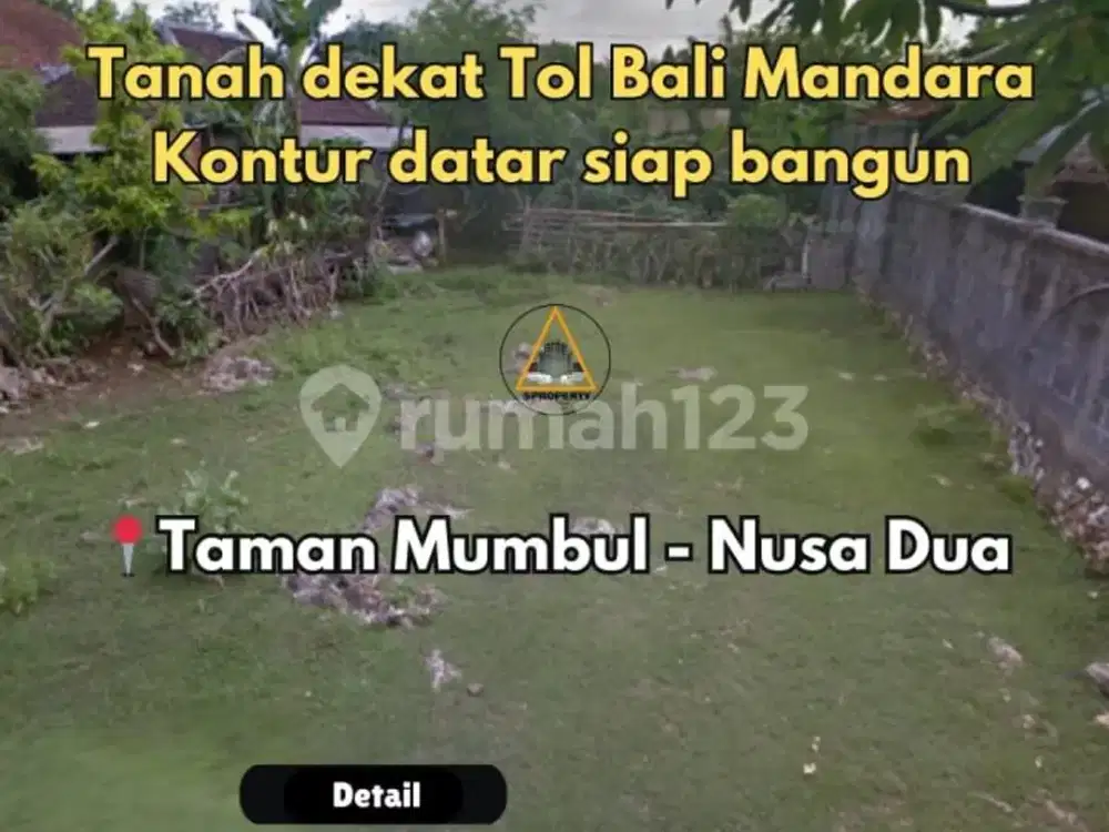 Tanah 2 Are Lokasi Taman Mumbul Nusa Dua - Bali