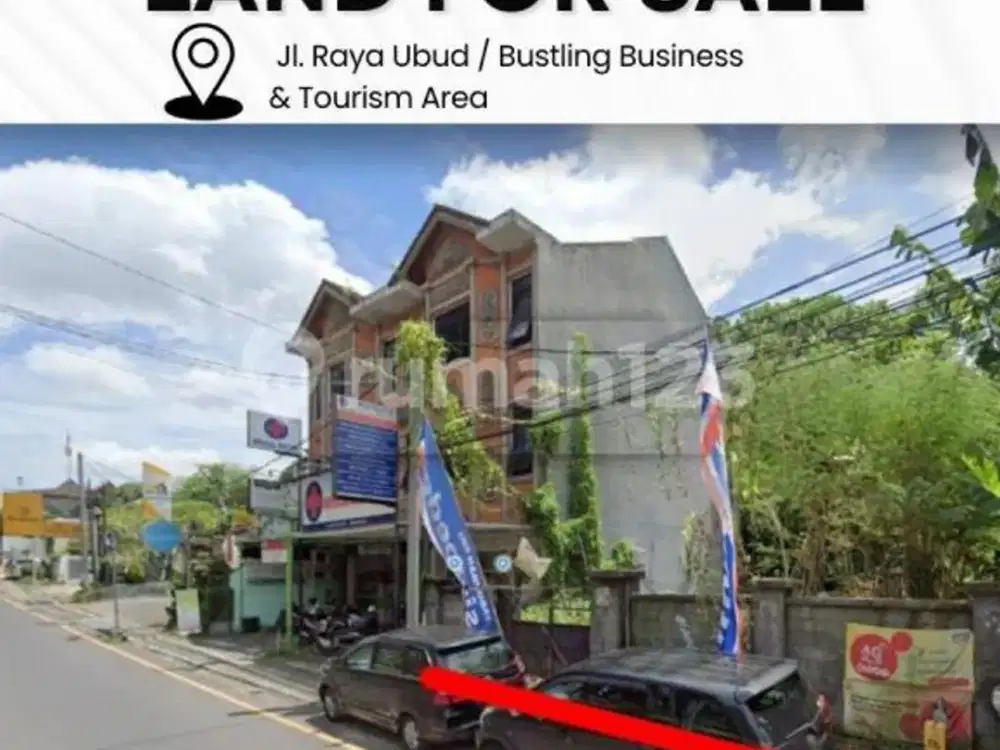 Dijual Tanah di Jl. Raya Ubud/Usaha & Area Wisata