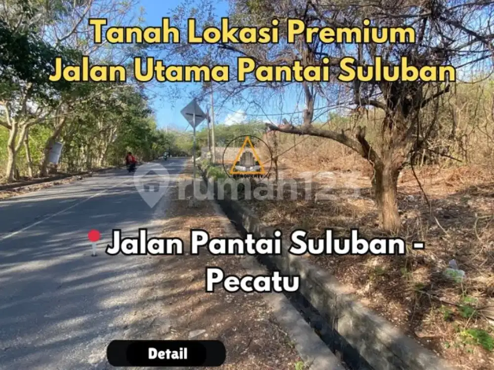 Tanah Lokasi Premium Di Jalan Utama Pantai Suluban Pecatu