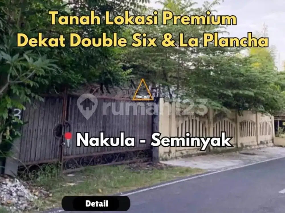 Tanah Lokasi Premium Seminyak Dekat Pantai Double Six