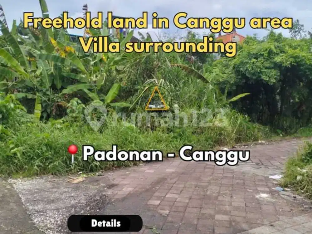 Freehold Land Villla Surrounding In Canggu Area