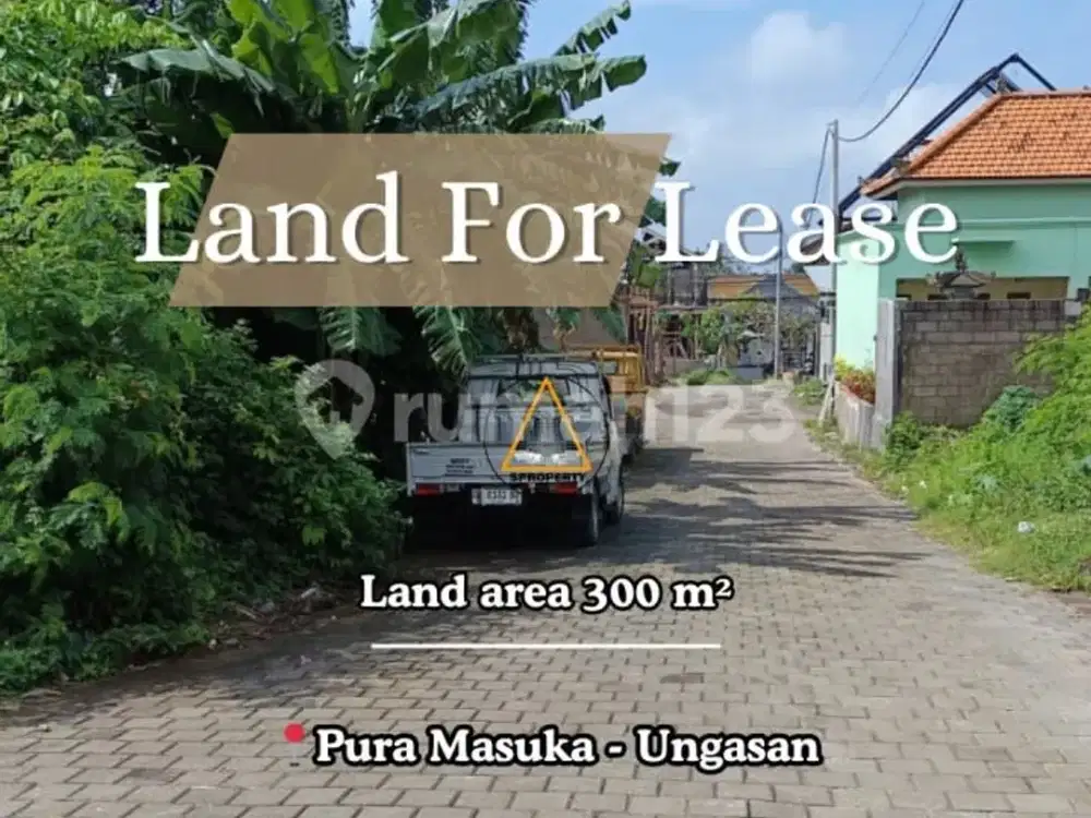 Land for leasehold in Ungasan Jalan Pura Masuka / Badung - Bali