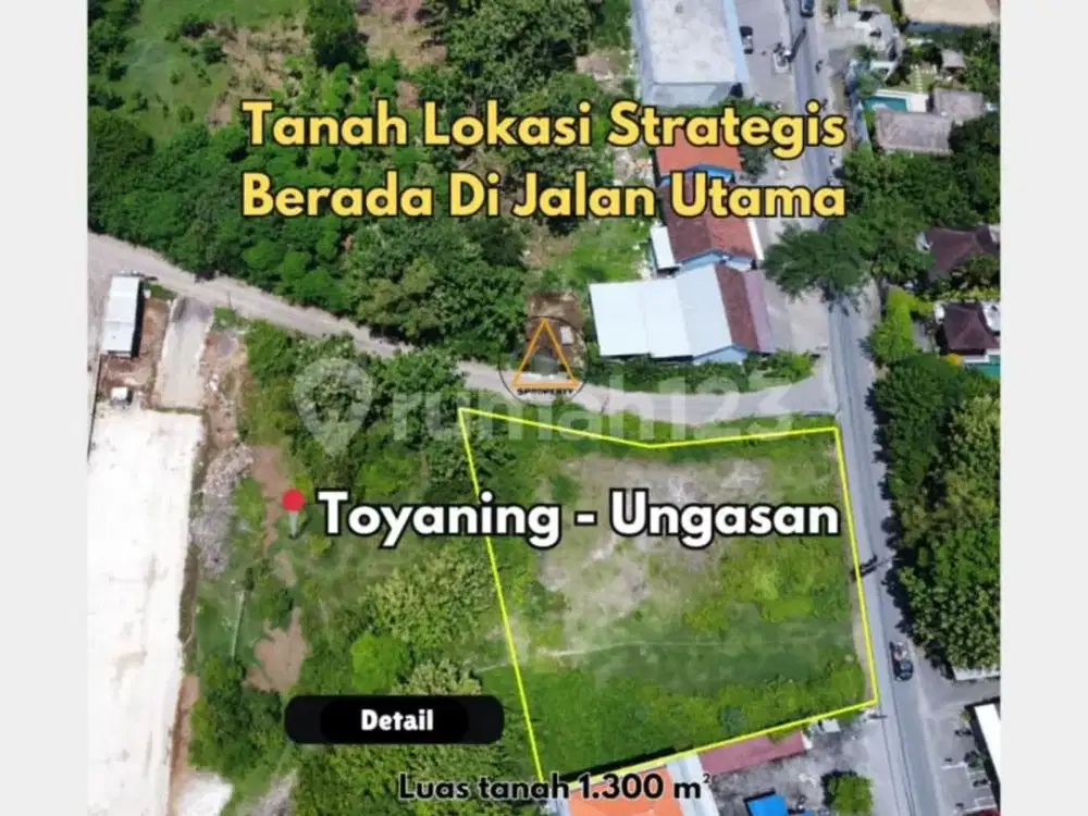 LIMITED OFFER Tanah jalan utama TOYANING Ungasan - Bali