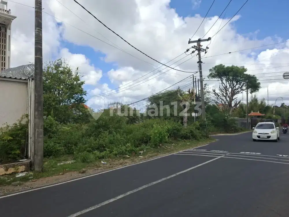 Dijual atau Disewakan Tanah Jalan Utama Goa Gong - Ungasan Bali