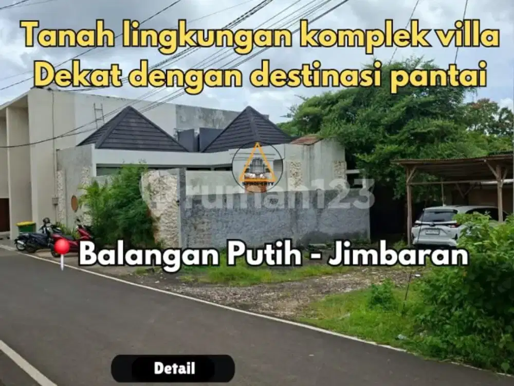 Tanah Lingkungan Komplek Villa Deket Pantai Balangan