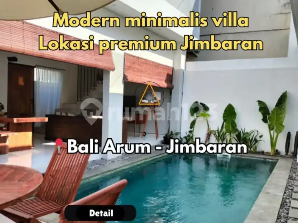 Modern Minimalis Villa Lokasi Premium Jimbaran
