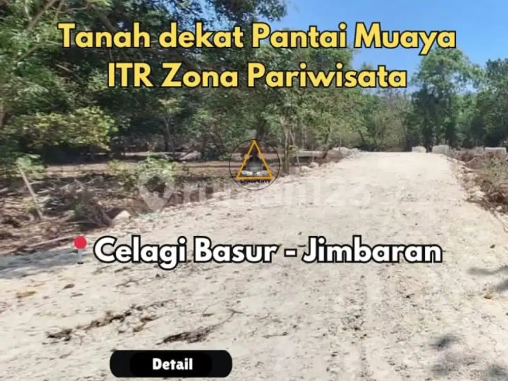 Tanah Premium Dekat Pantai Muaya Lokasi Jimbaran Bawah