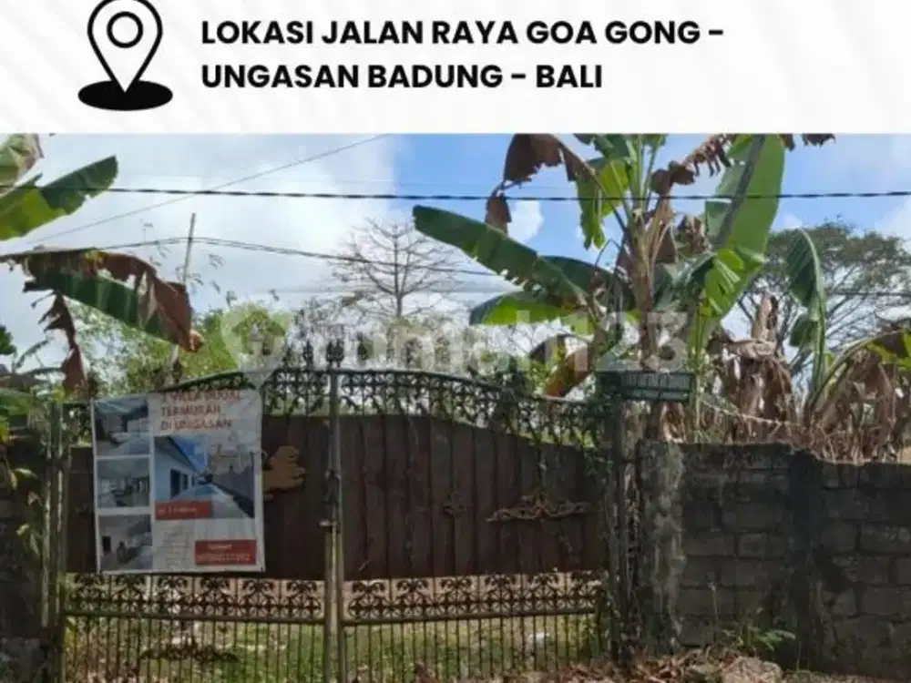 Dijual Cepat (Buc) Tanah Lokasi Jalan Raya Goa Gong - Ungasan Badung - Bali.