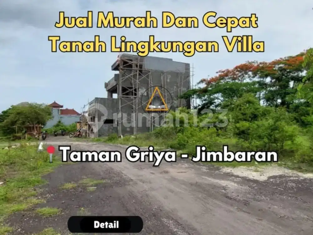 Jual Murah Dan Cepat Tanah Lingkungan Villa di Taman Griya