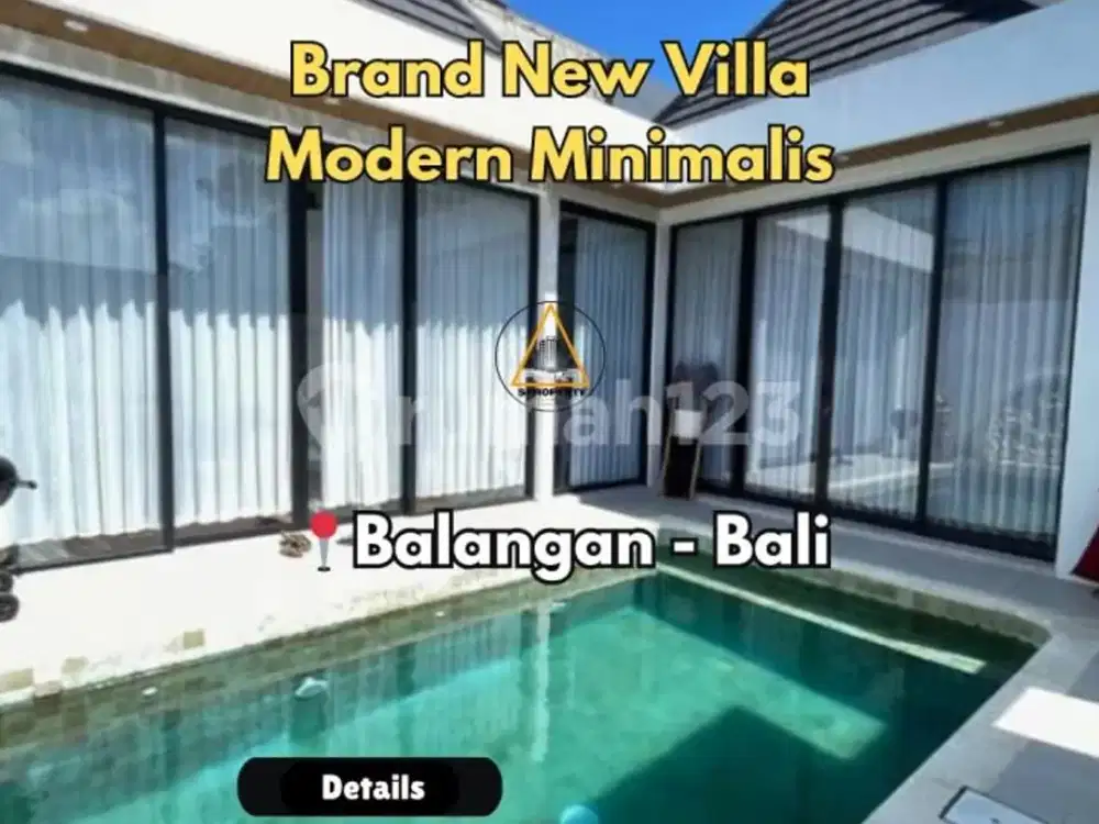 Brand New Modern Minimalis Villa Location in Balangan