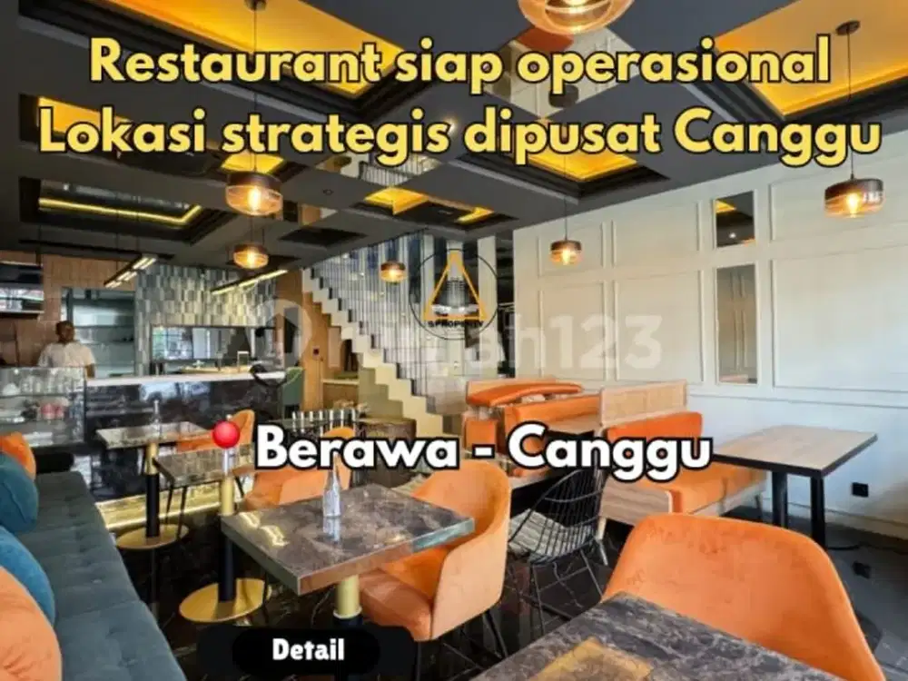 Restaurant Siap Operasional - Central Berawa, Canggu Bali