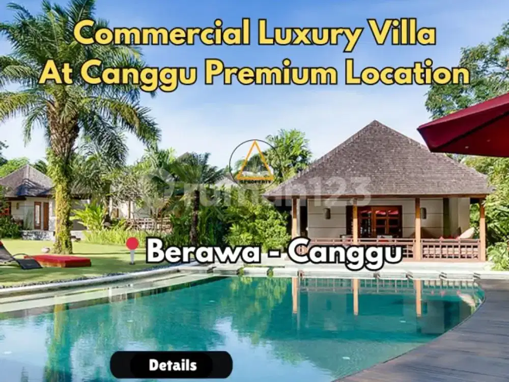 For Sale Cheap & Fast Luxury Commercial Villa Located in Canggu