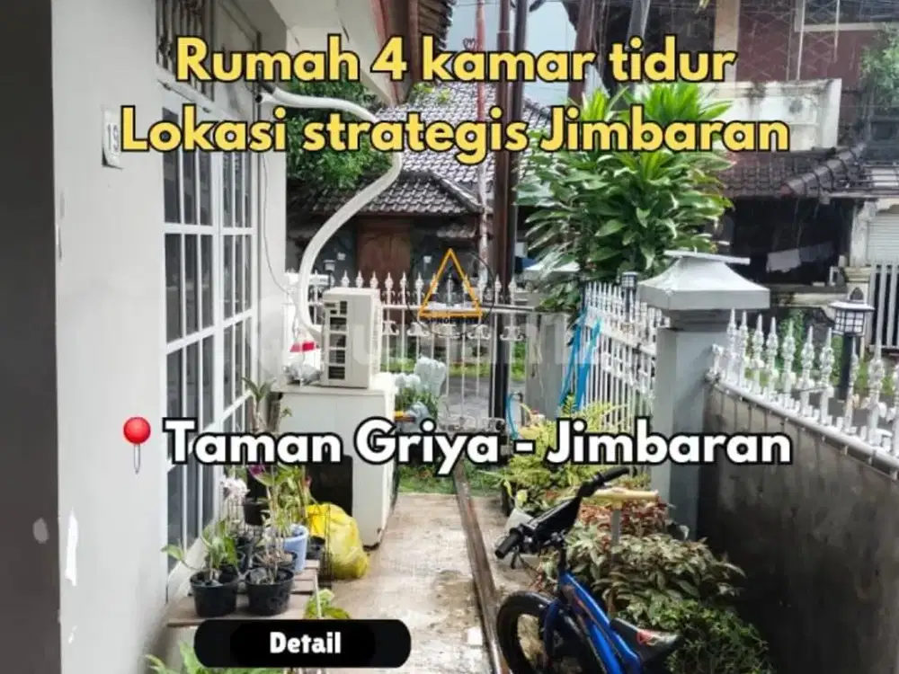 Rumah 4 Kamar Tidur Lokasi Strategis Taman Griya Jimbaran
