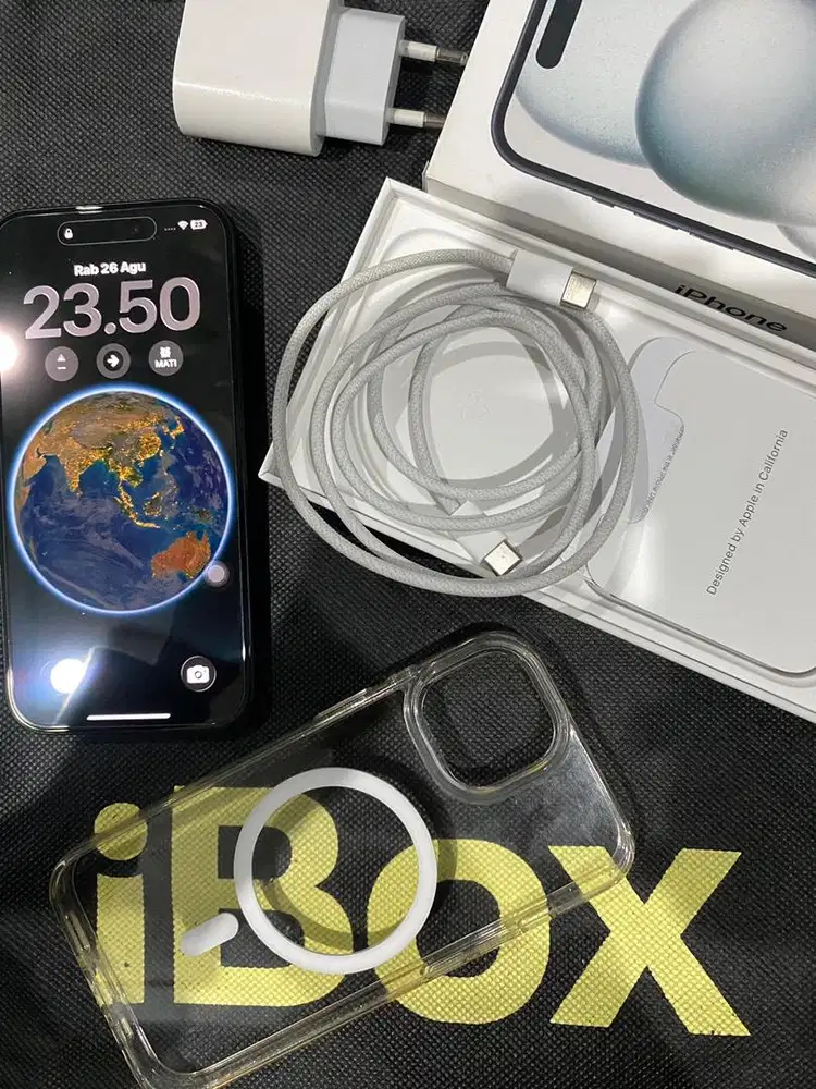 IPHONE 15 128GB BASIC IBOX ON WARRANTY PEMAKAIAN 10 HARI
