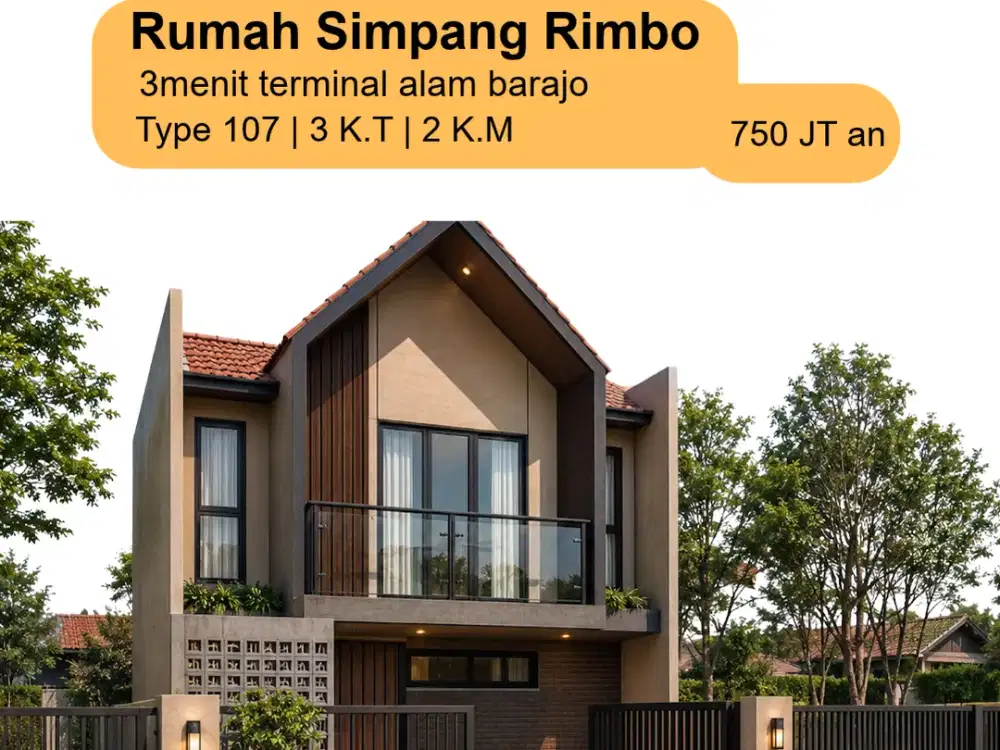 Jual Rumah Siap Bangun Simpang Rimbo