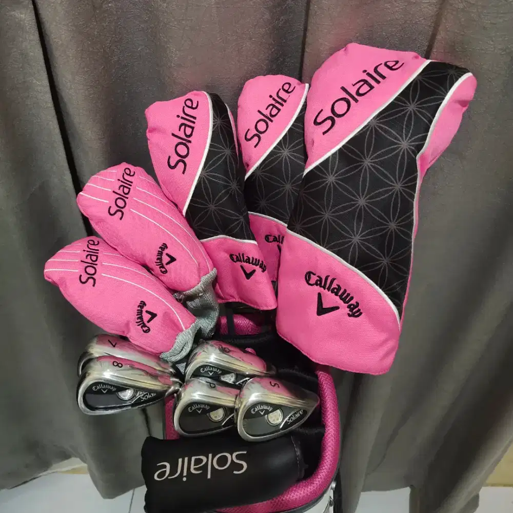 Stick Golf Fullset Leadist Callaway Solaire PINK Mulus Original