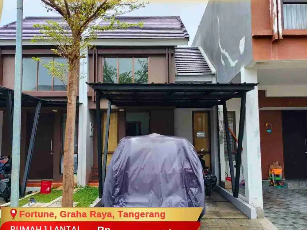 Disewakan Rumah 1 Lantai 2KT Fortune Graha Raya Bintaro