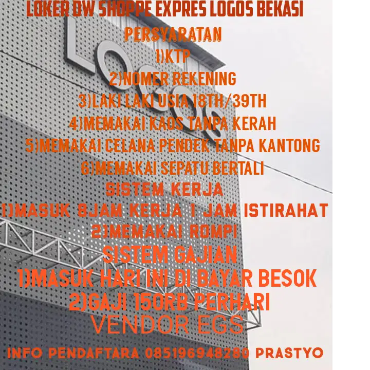 Loker dw spx Logos bekasi