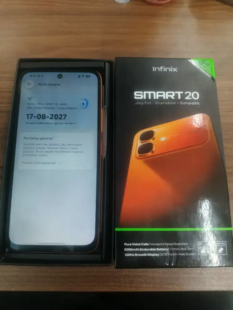 Infinix Smart 20 (4+4/64) (cod ampe rumah)