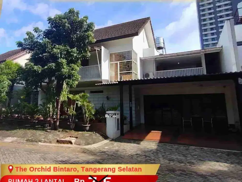 Dijual Rumah Mewah 2 Lantai The Orchid Bintaro SHM Bisa KPR
