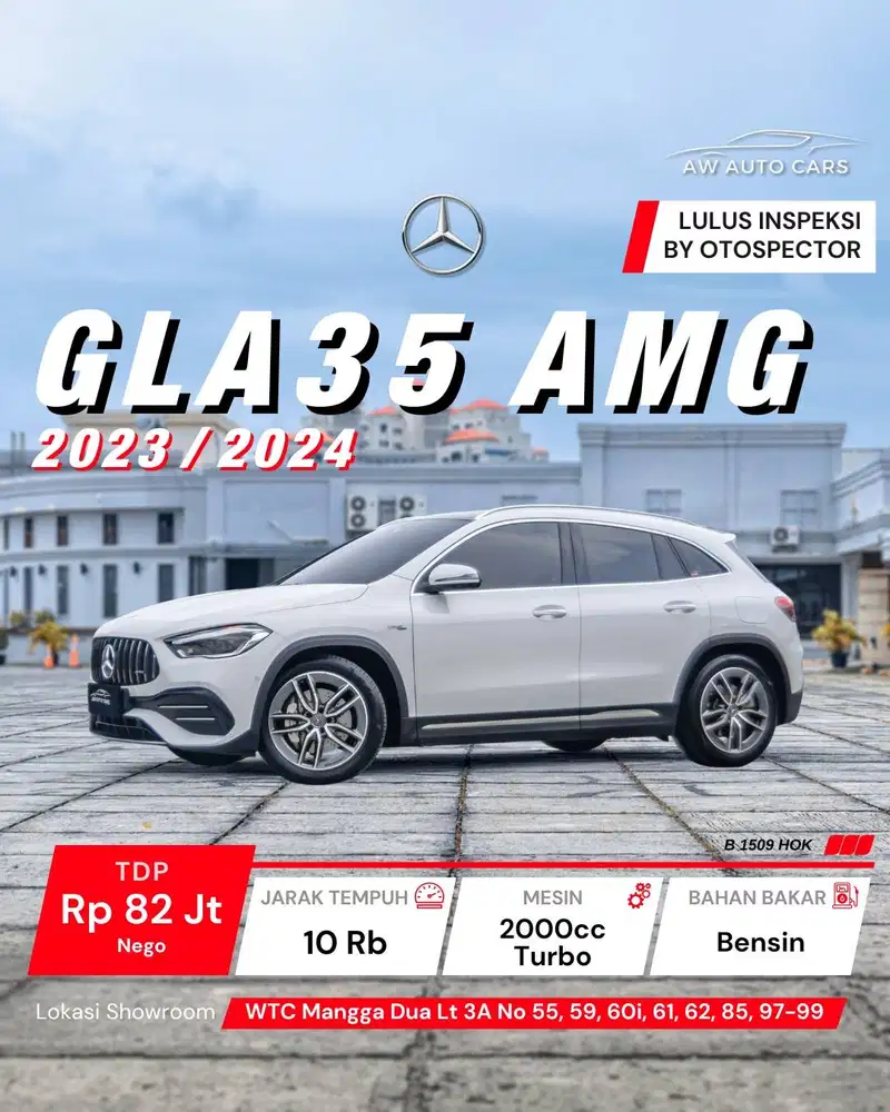 Mercedes Benz GLA35 AMG 2024 NIK 2023 Mercy GLA 35 mdl 2022