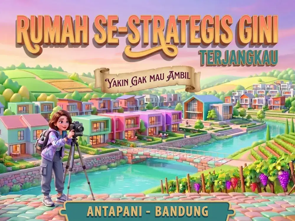 JUAL RUMAH DI ANTAPANI, ARCAMANIK, BANDUNG KOTA.