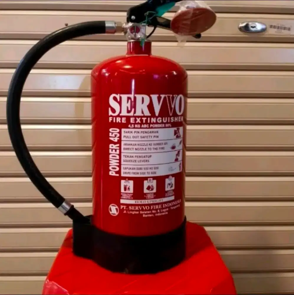 APAR PEMADAM RACUN API FIRE EXTINGUISHER SERVVO 4.5KG POWDER ABC