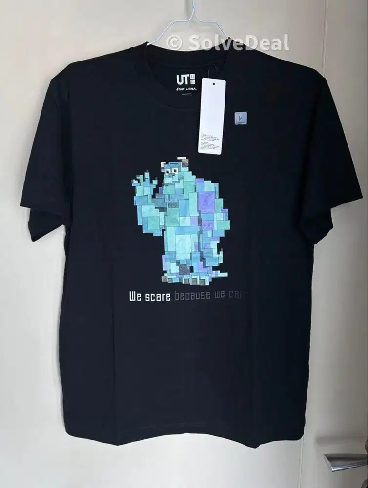 Kaos Uniqlo Disney Pixar Art Sulley Adam Lister Graphic Tee Original