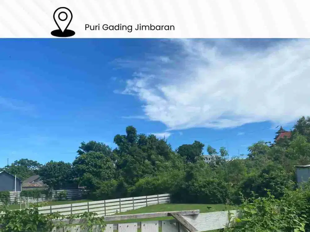 DIJUAL TANAH KAWASAN PURI GADING JIMBARAN / Jln. Kutilang Badung - Bali