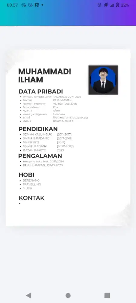 Info lokernya bos