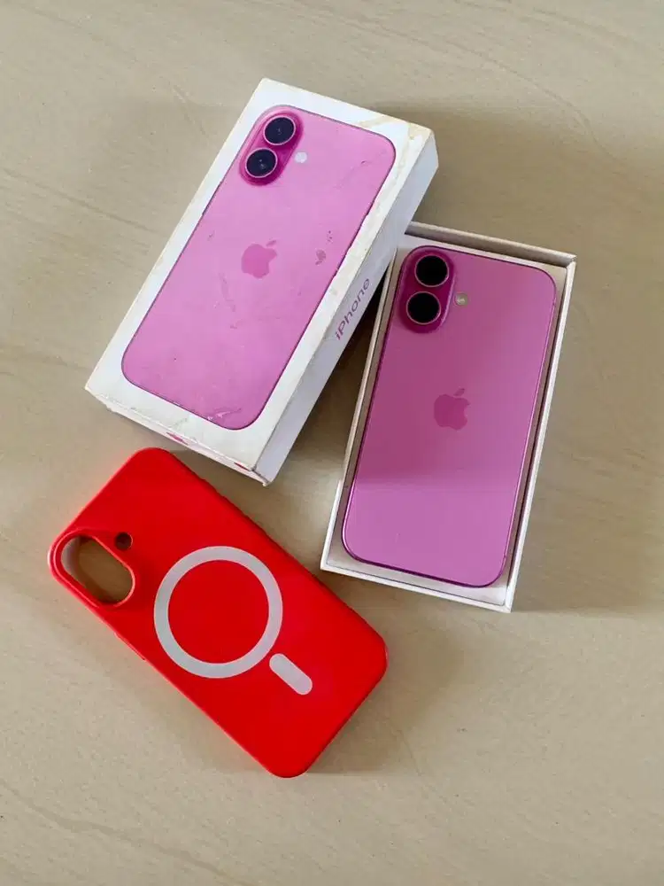 Iphone 16 128gb Pink IBOX LIKE NEW Malang Batu