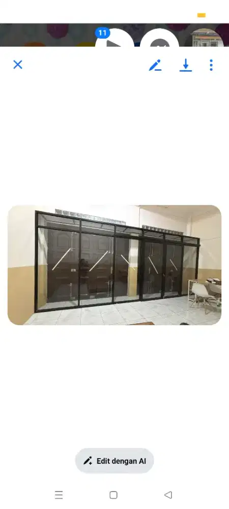Sliding Door Sekat Kaca
