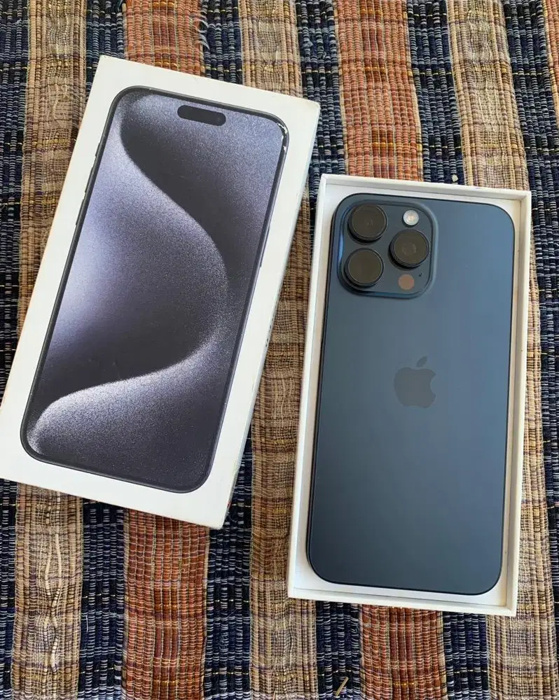 Iphone 15 Pro Max 256gb IBOX Mulus Normal Malang Batu
