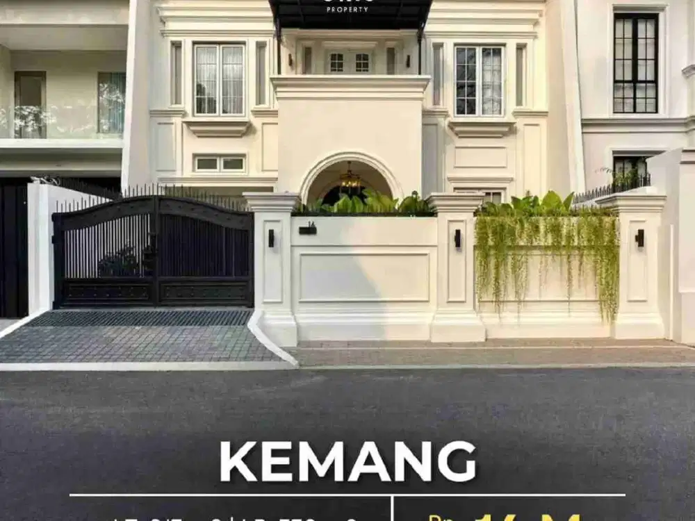 Kemang Utara Luxury Modern Classic House Semi Furnished