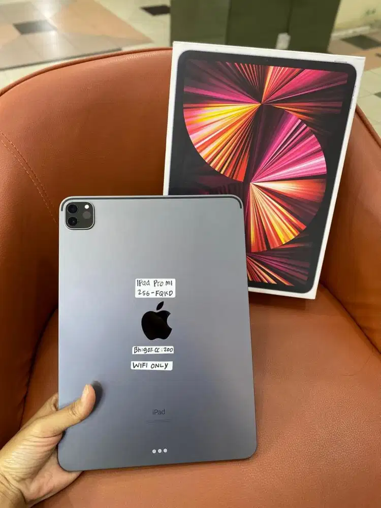 Ipad pro m1 256gb bh90% fullset original