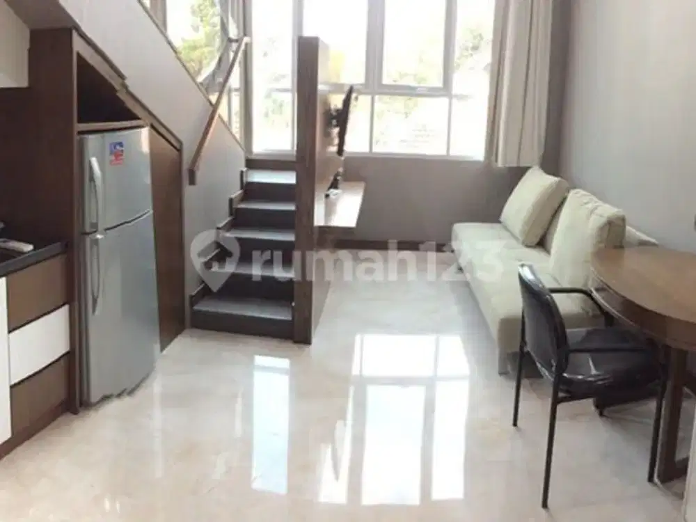 CEPAT & TURUN HARGA APARTEMEN STUDIO DNG LOFT FULLY FURNISHED DI MENTENG