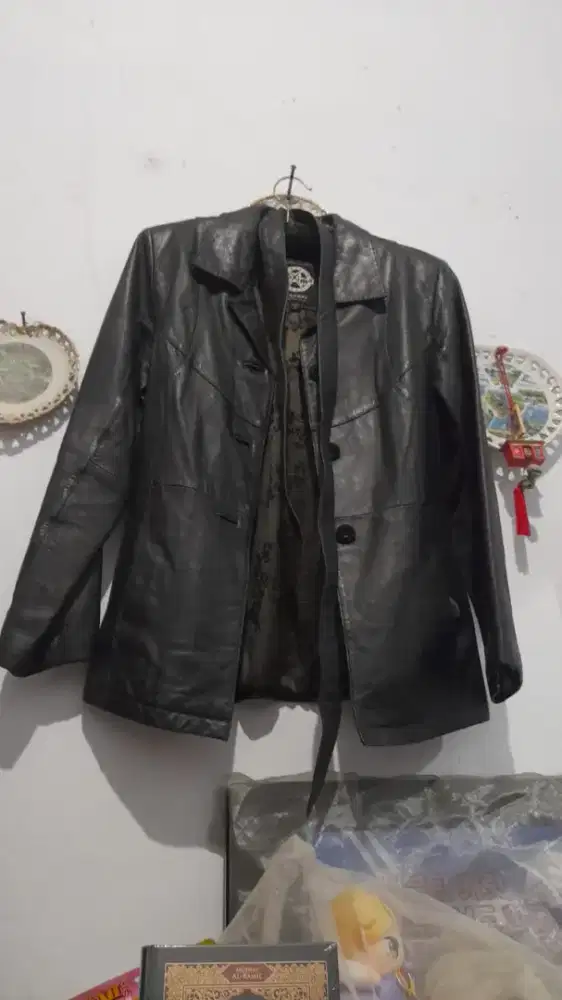 Dijual Jaket Kulit Vintage Asli Wilson Leather di beli di USA