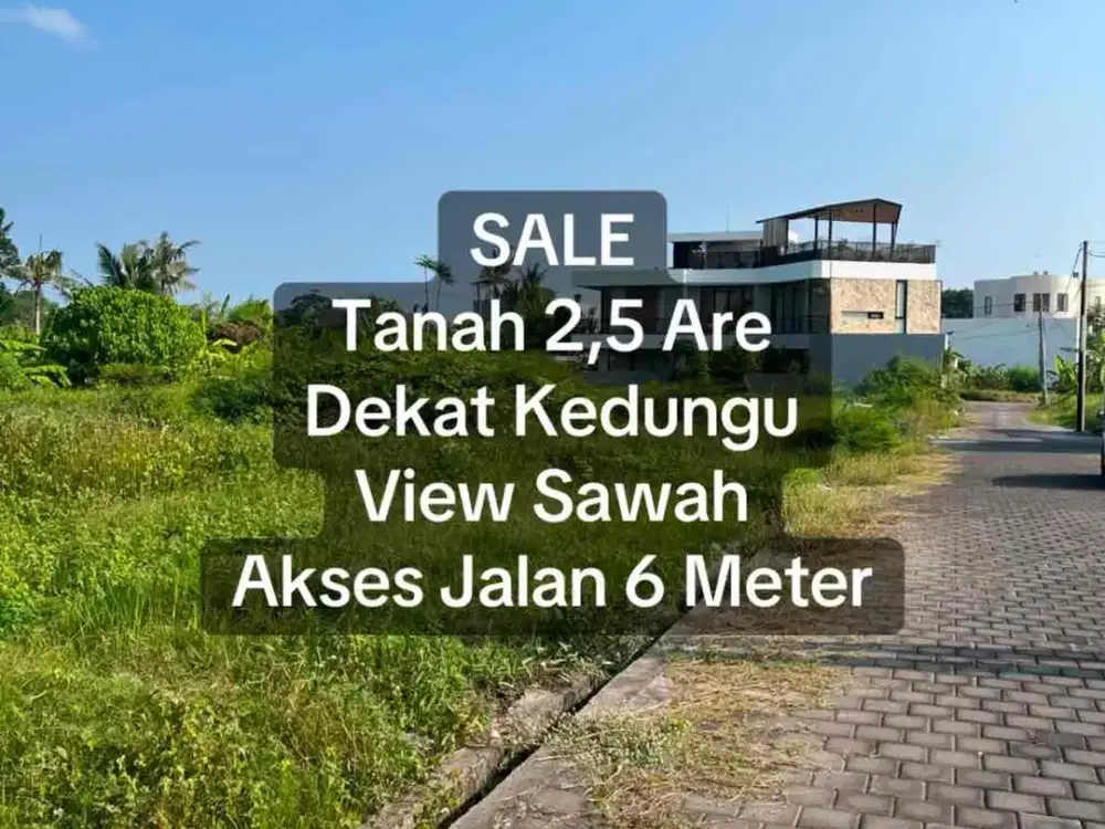 SALE Tanah 2,5 Are Dekat Pantai Kedungu