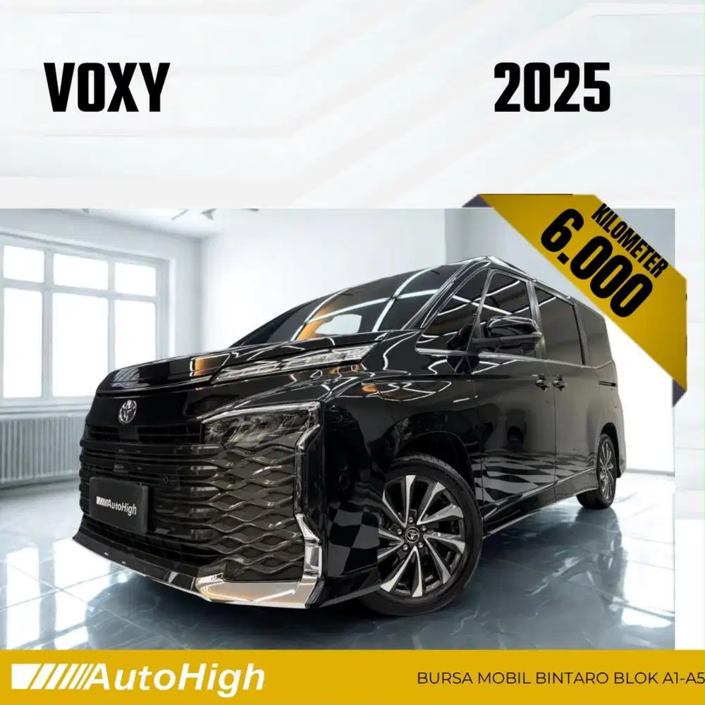 DP10% [Km6.000] Voxy 2025 Black Reg 2026 #AUTOHIGH