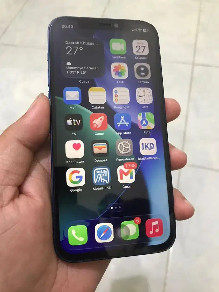 Iphone 12 Fullset Inter 64 GB