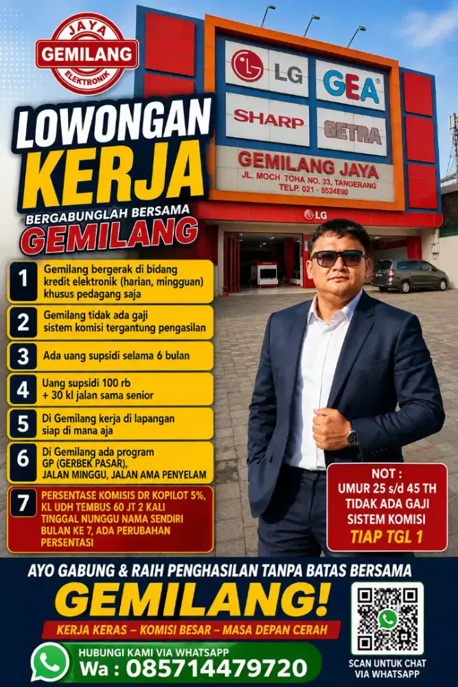 Loker sales elektronik