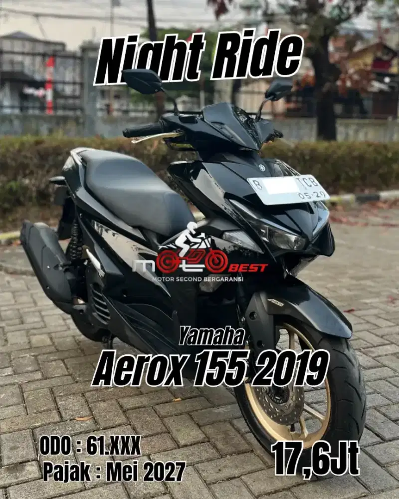 Cash Only Yamaha Aerox ABS 155cc 2019