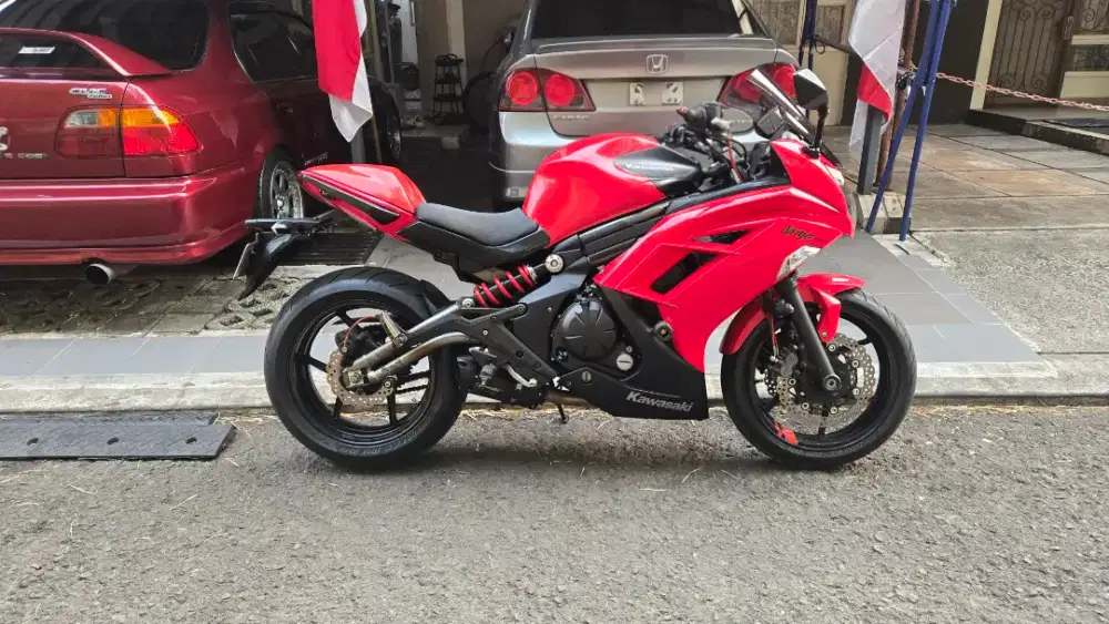 Ninja 650 Original Velg Lebar Merah Favorit
