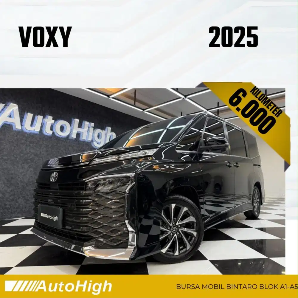 DP10% [Km6.000] Voxy 2025 Black Reg 2026 #AUTOHIGH