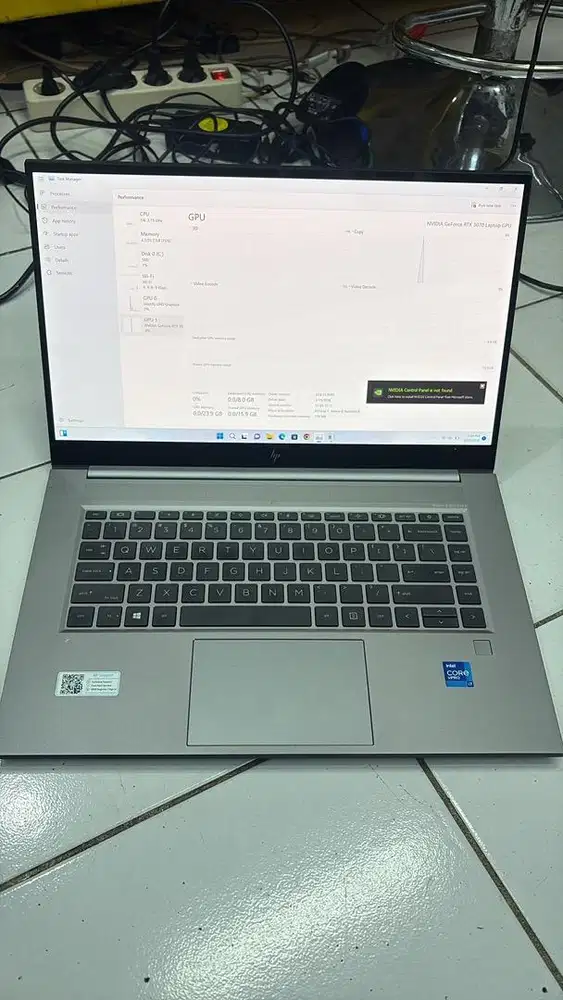 Laptop gaming HP Zbook intel core i7 11850H / Rtx 3070 8g / ram 32gb