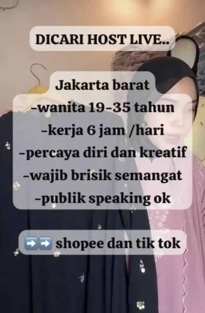 Dicari host live