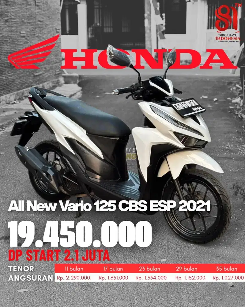HONDA ALL NEW VARIO 125 CBS ISS ESP 2021