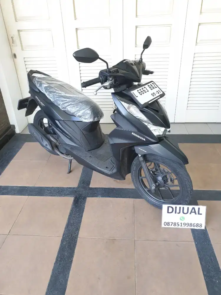 HONDA BEAT DELUXE TerTINGGI Pmk21 (L) STNK+BAN BARU 100% Ori SiapPakai