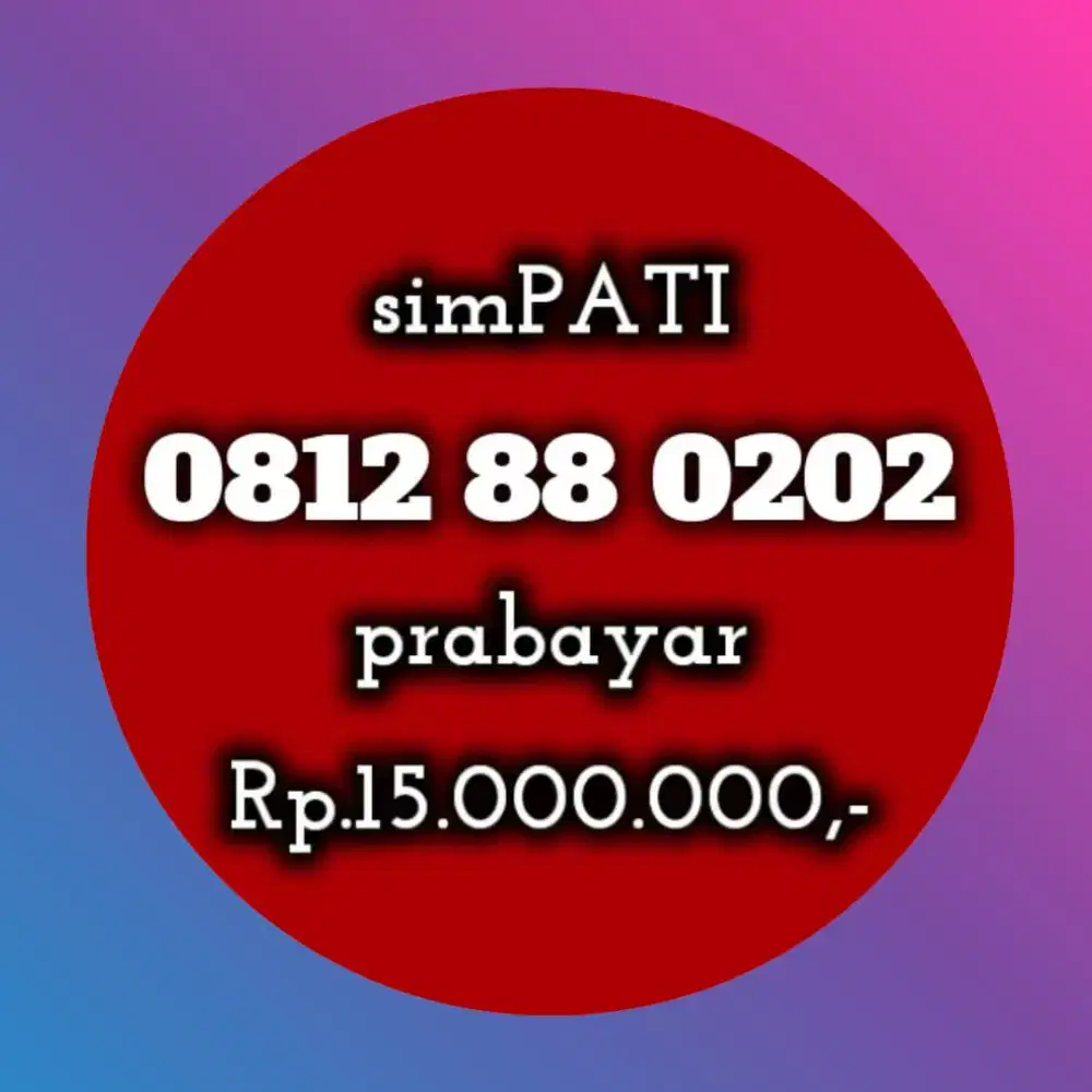 NOMOR CANTIK KOLEKSI SIMPATI 0202